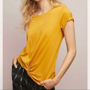 Anthropologie Saturday Sunday Lucille knotted tee